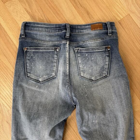 Judy Blue Jeans Boyfriend Fit Women's Size 7/28 jb82169lt Distressed Denim - Picture 8 of 8
